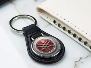 Yamaha Best Keychain High-End Leather Drift Look